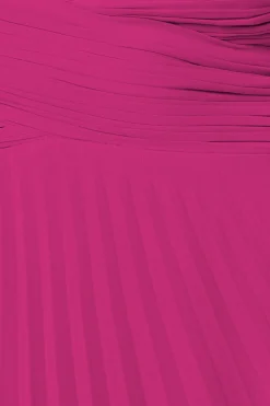 Maxi Dresses^* Balloon Sleeve Chiffon Maxi Magenta
