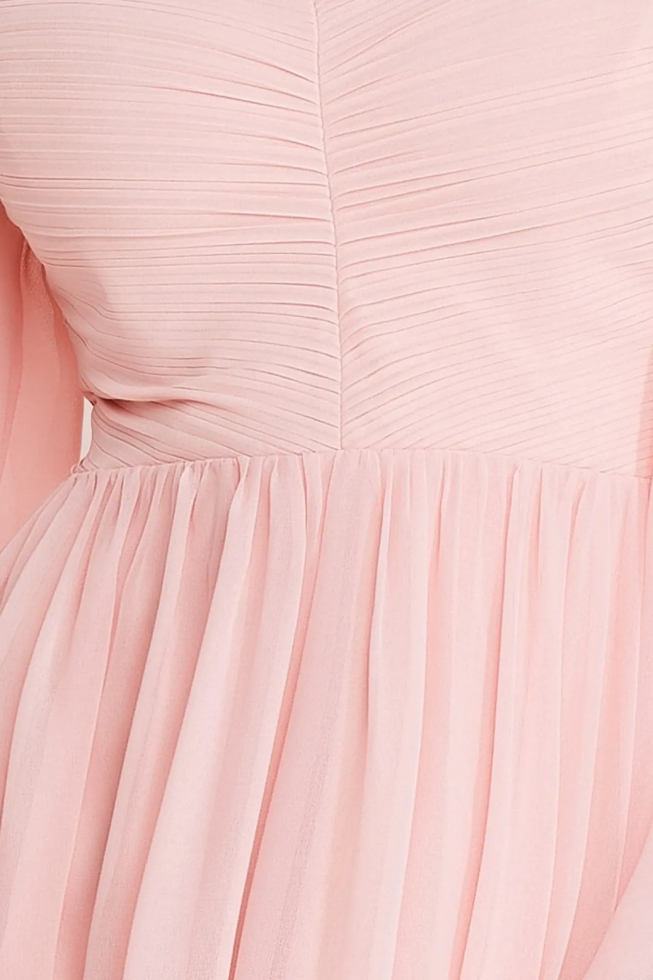 Maxi Dresses^* Chiffon Off The Shoulder Maxi With Wings Blush