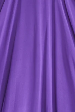Maxi Dresses^* Cowl Neck Chiffon Maxi Dress Purple