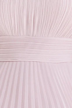 Midi Dresses^* Crochet & Pleated Top Midi Blush