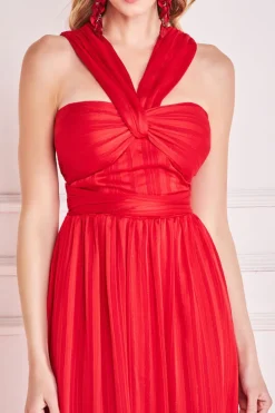Maxi Dresses^* Crossover Multiway Maxi Dress Red