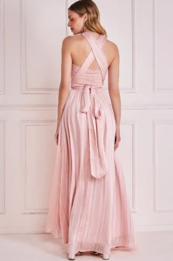 Maxi Dresses^* Crossover Multiway Maxi Dress Blush
