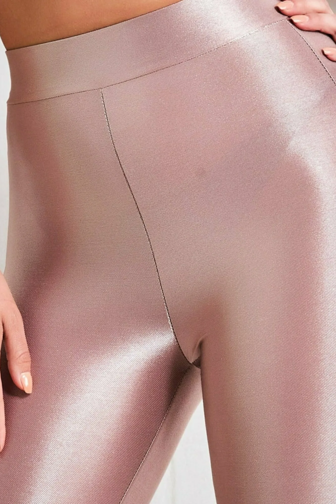 Trousers^* Disco Leggings Champagne