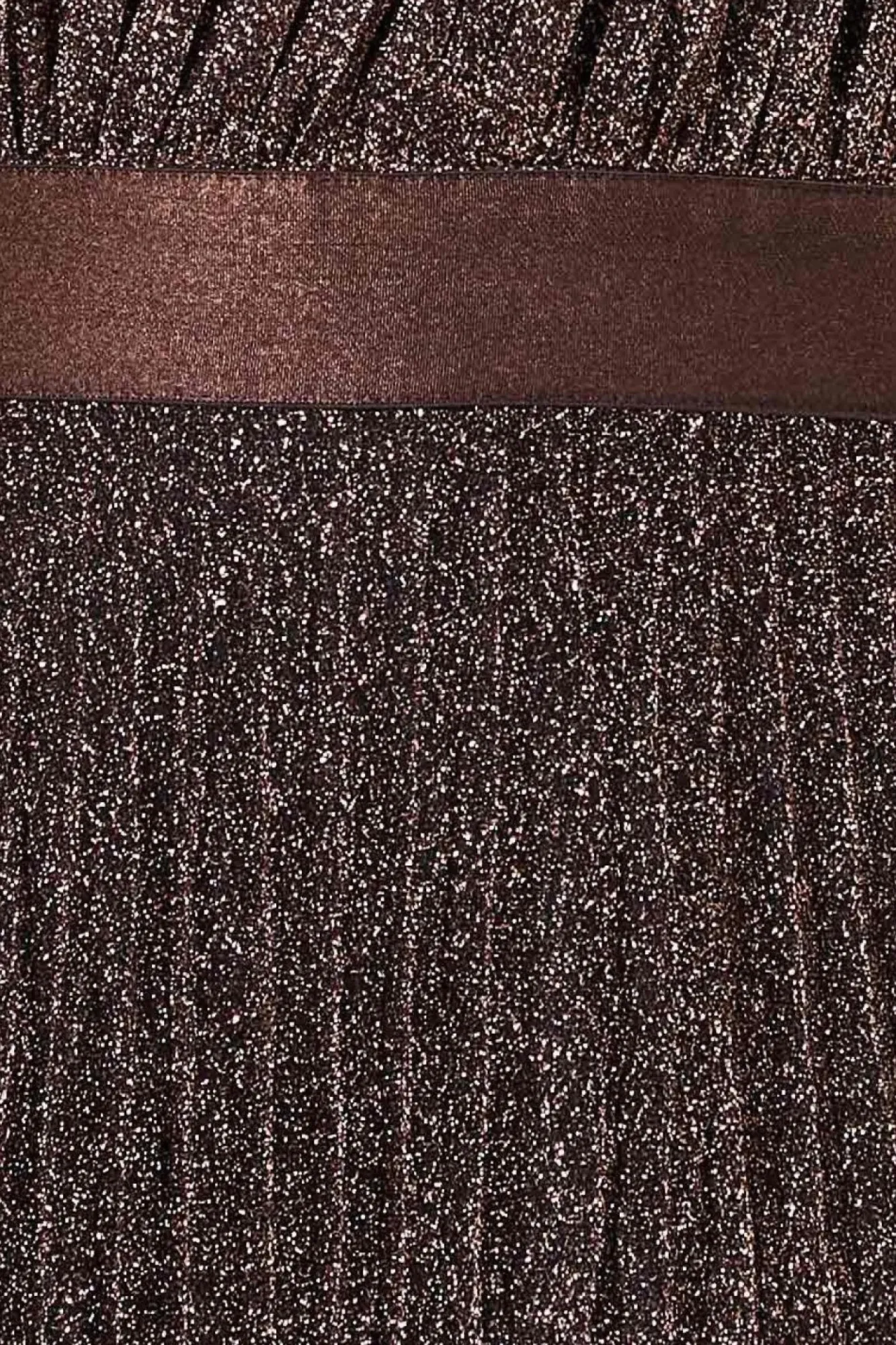 Maxi Dresses^* Exclusive Lurex Halterneck Pleated Maxi Bronze