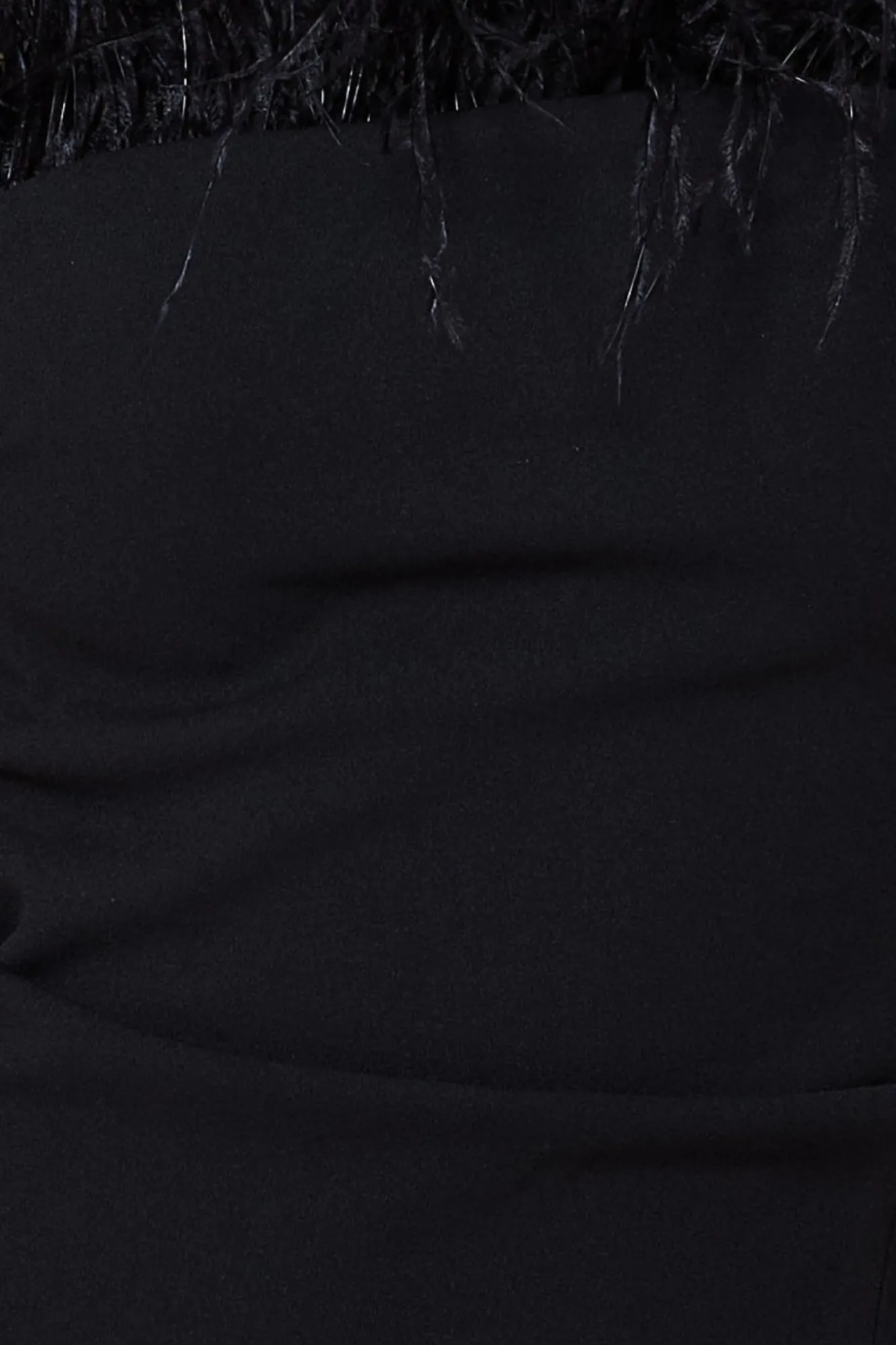 Midi Dresses^* Feather Boobtube Midi Dress Black