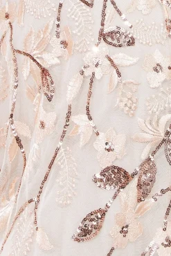 Maxi Dresses^* Flared Sleeve Embroidered Maxi Dress Ivory