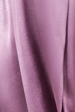 Maxi Dresses^* Front Split Satin Bandeau Maxi Blush