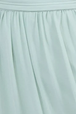 Maxi Dresses^* Halterneck Chiffon Maxi With Thigh Split Sagegreen