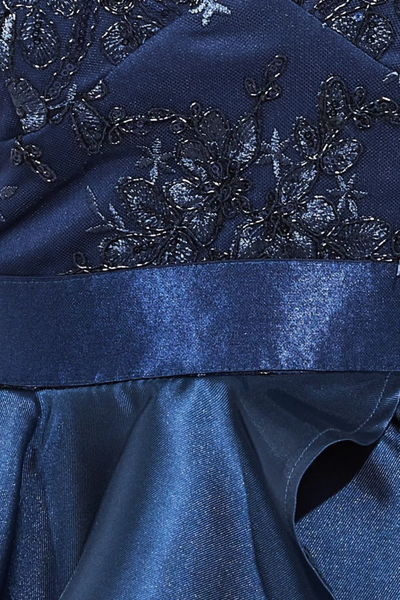 Midi Dresses^* Layered Frilled Midi Dress Navy
