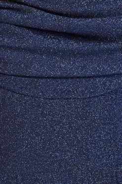 Jumpsuits^* Lurex Cowl Neck Jumpsuit Royalblue
