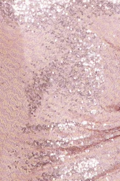 Maxi Dresses^* Off The Shoulder Sequin Wing Maxi Dress Champagne