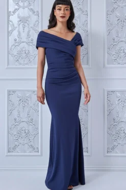 Maxi Dresses^* One Shoulder Evening Maxi Navy