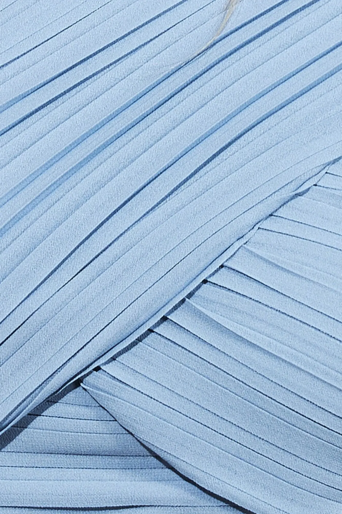 Maxi Dresses^* One Shoulder Pleated Chiffon Scarf Maxi Blue