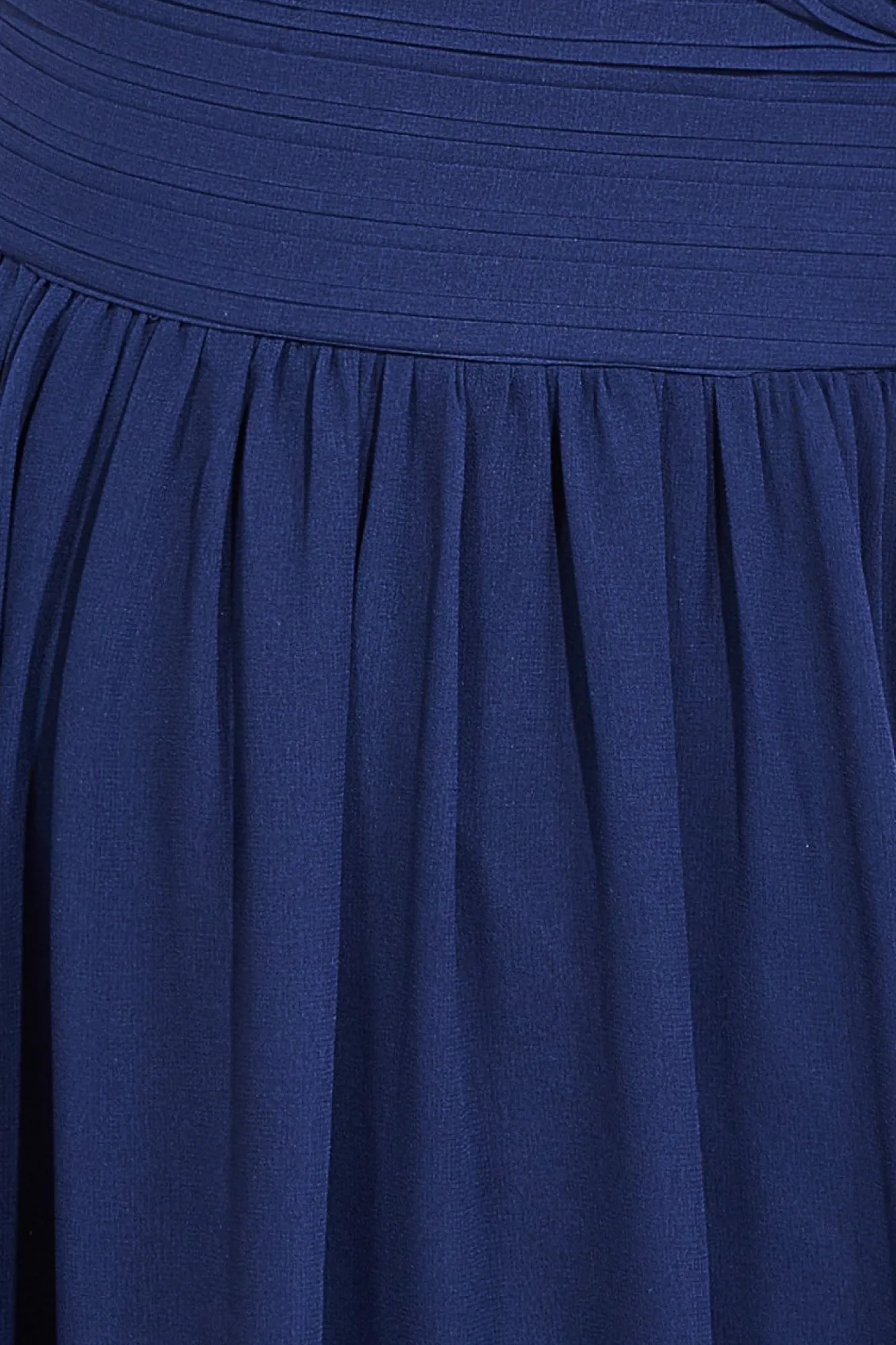 Maxi Dresses^* One Shoulder Pleated Chiffon Scarf Maxi Navy