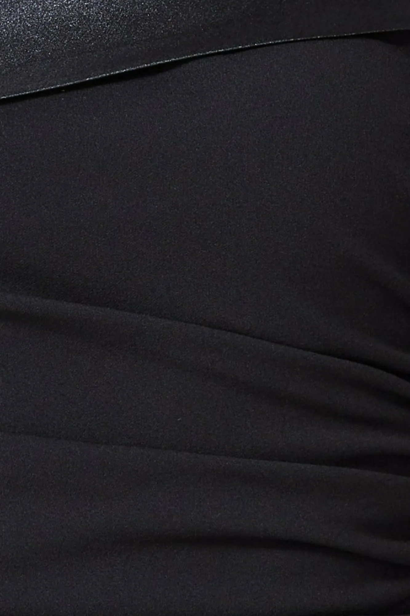 Maxi Dresses^* One Shoulder Satin Band Maxi Dress Black