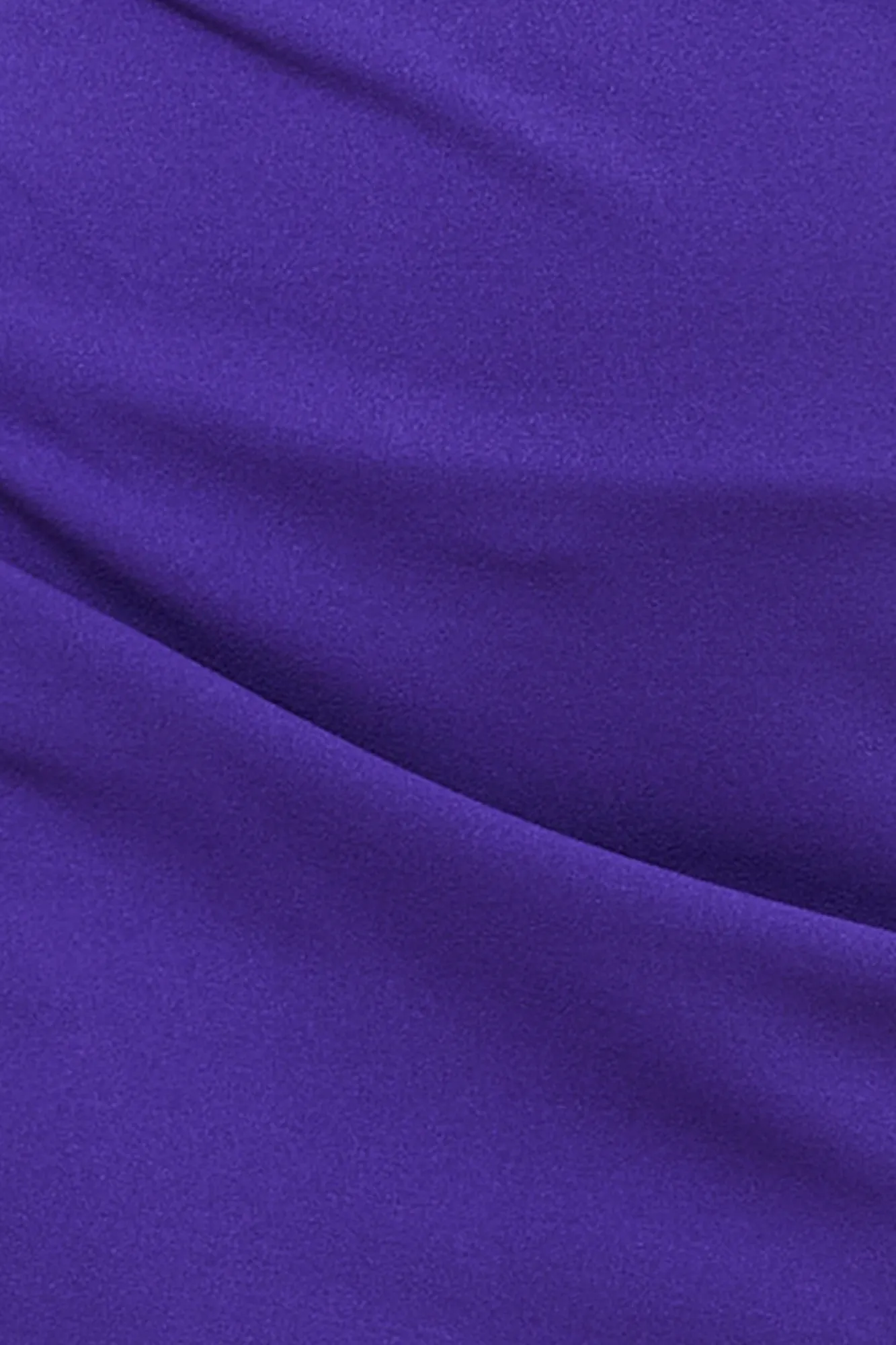 Midi Dresses^* One Shoulder Scuba Midi Dress Purple