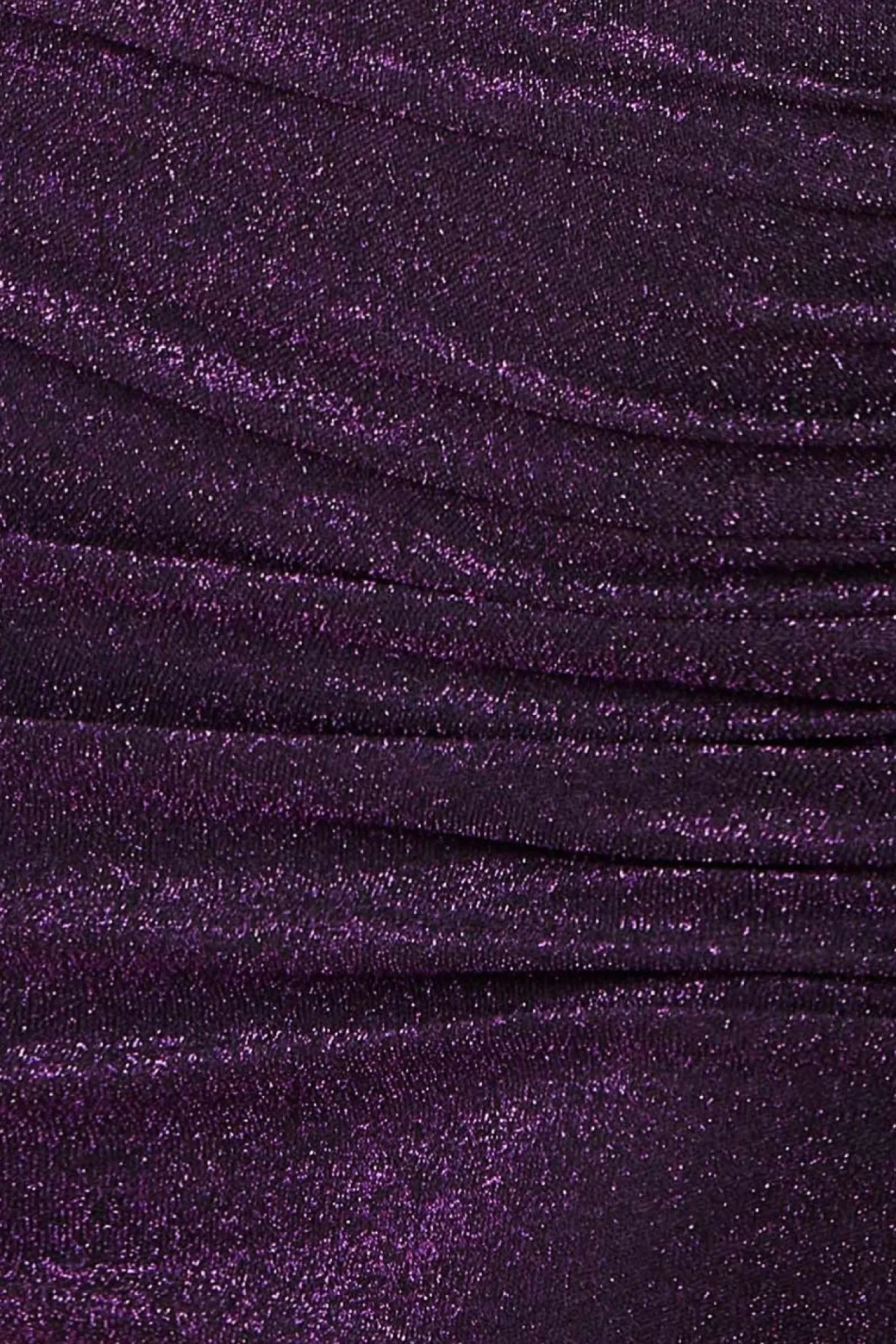 Midi Dresses^* Open Back One Sleeve Lurex Midi Purple