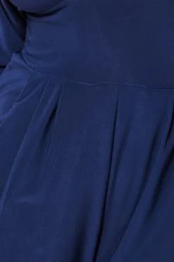 Jumpsuits^* Plunging V-Neck Jumpsuit Navy