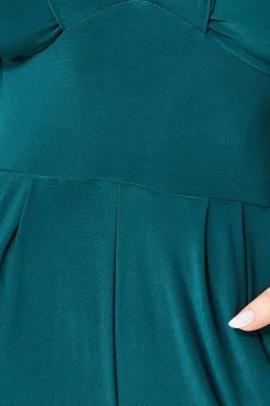 Jumpsuits^* Plunging V-Neck Jumpsuit - Emerald Emerald Green