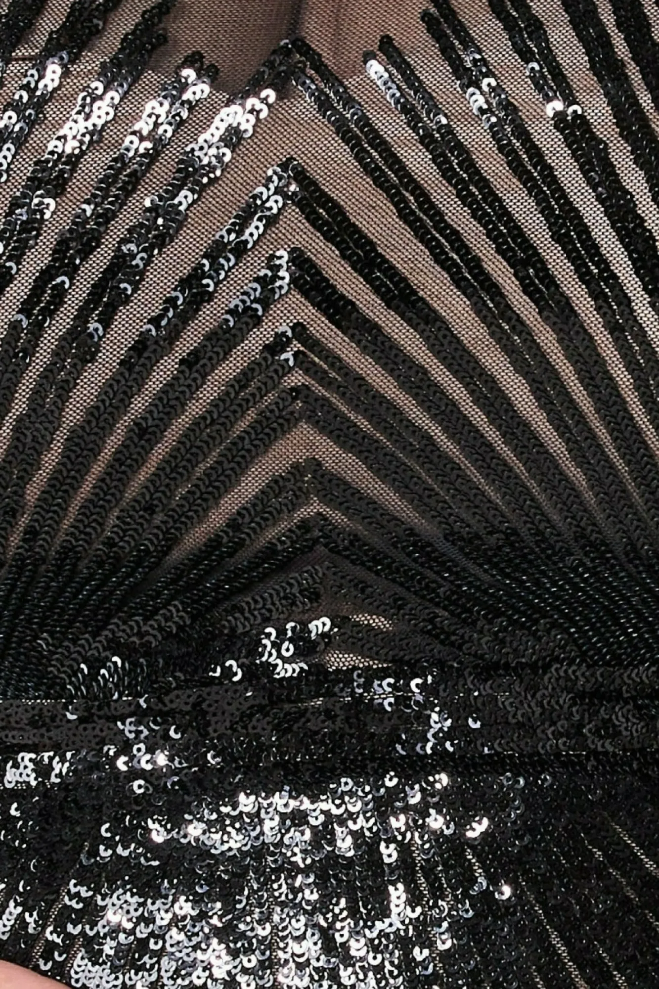 Maxi Dresses^* Plus Shooting Star Sequin Maxi Dress Black