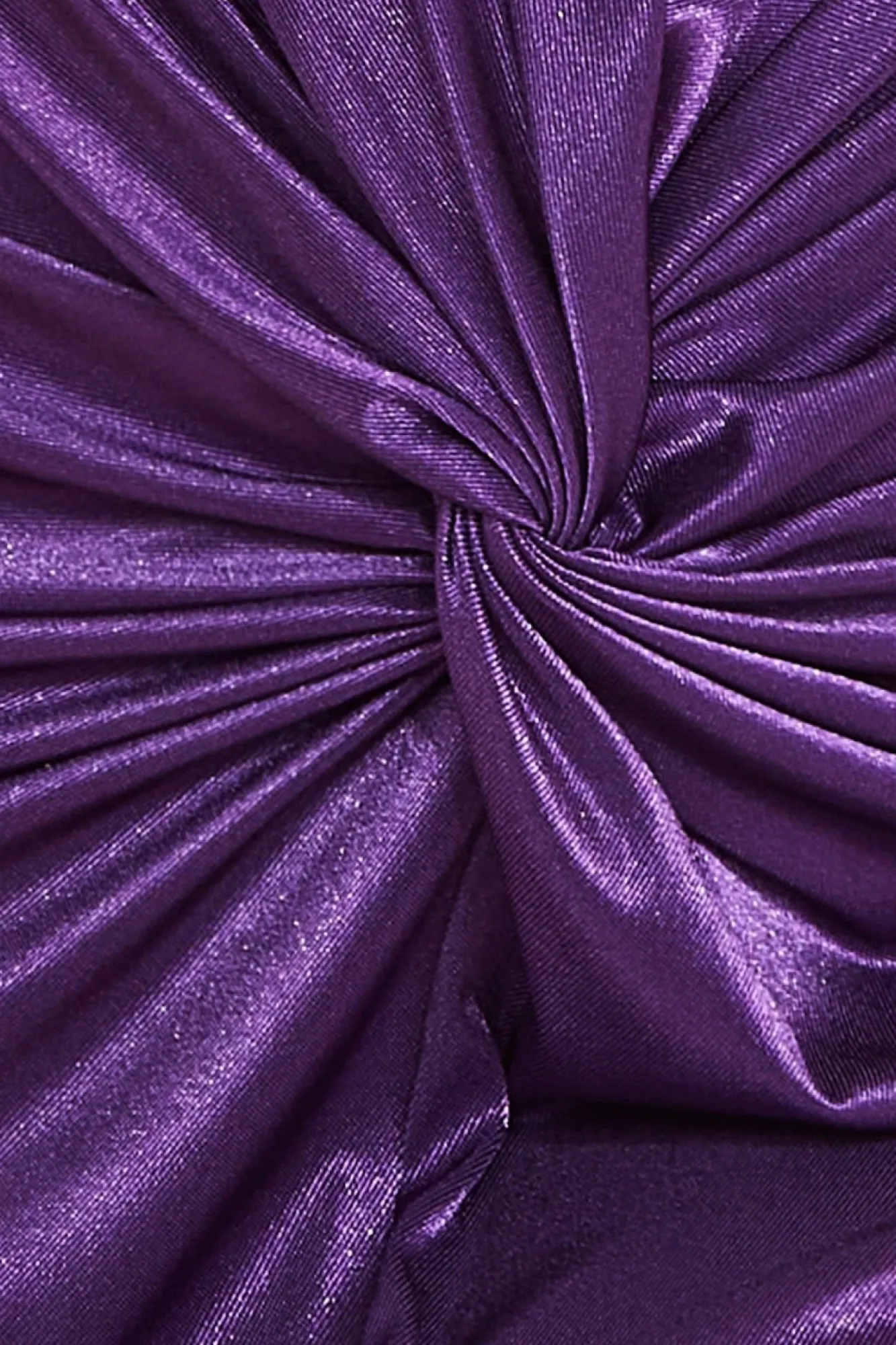 Midi Dresses^* Satin Wrap Knotted Midi Dress Purple