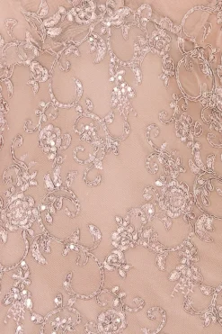 Midi Dresses^* Scallop Lace Midi Champagne