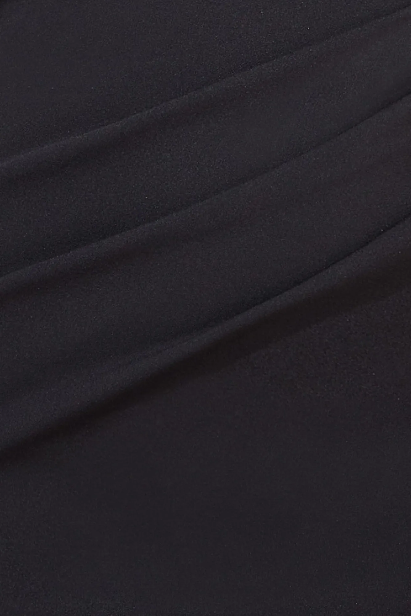 Midi Dresses^* Scuba Crepe Off The Shoulder Midi Black