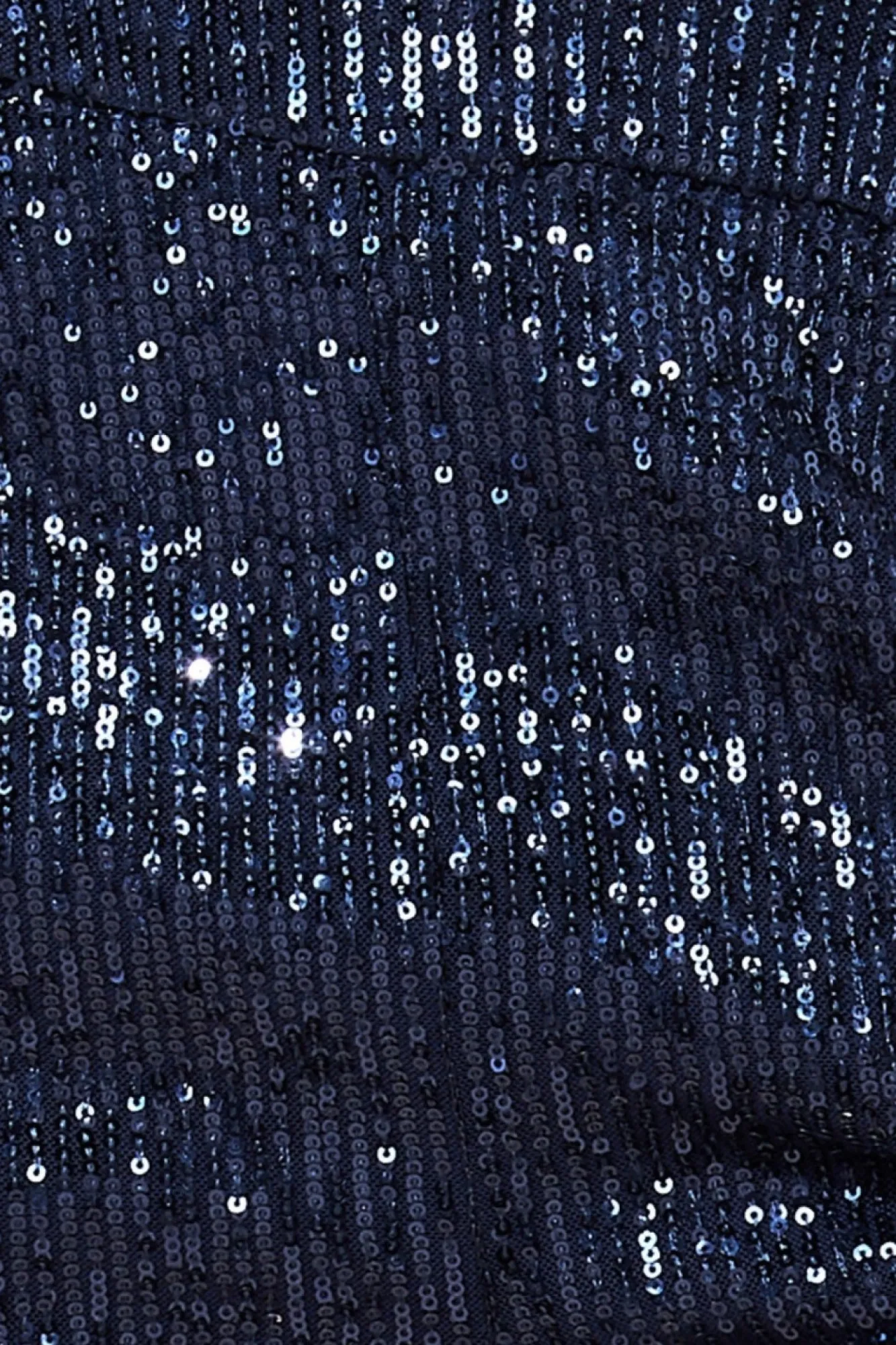 Trousers^* Sequin Cuffed Ankle Trouser Navy