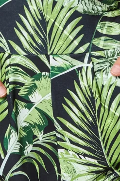 Jumpsuits^* Tropical Print Jumpsuit Green
