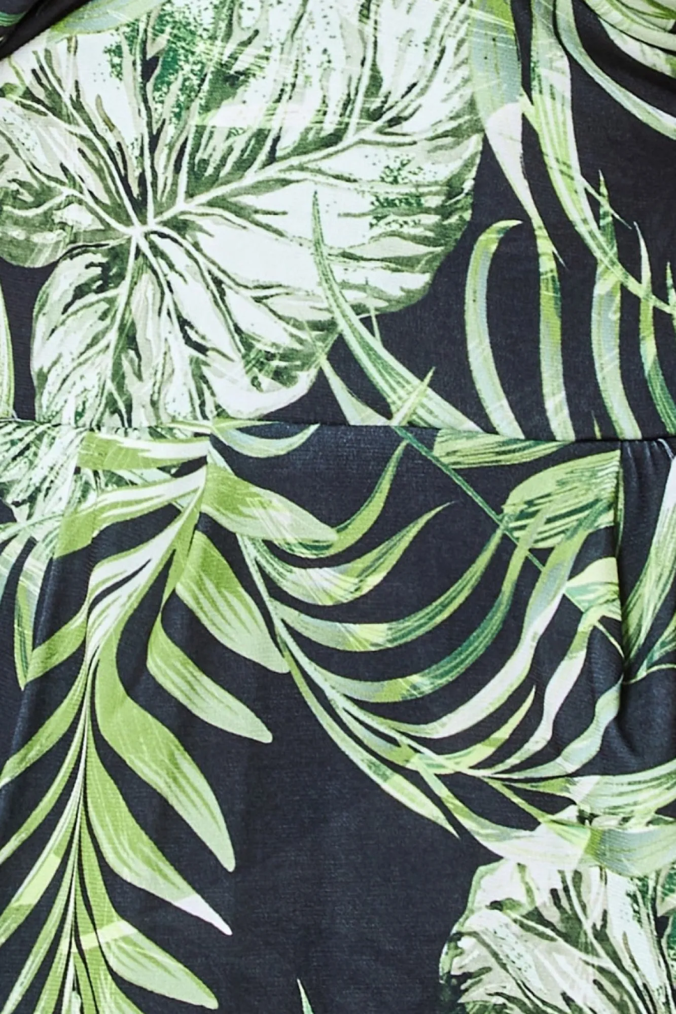 Midi Dresses^* Tropical Print Midi With Batwing Sleeves Green