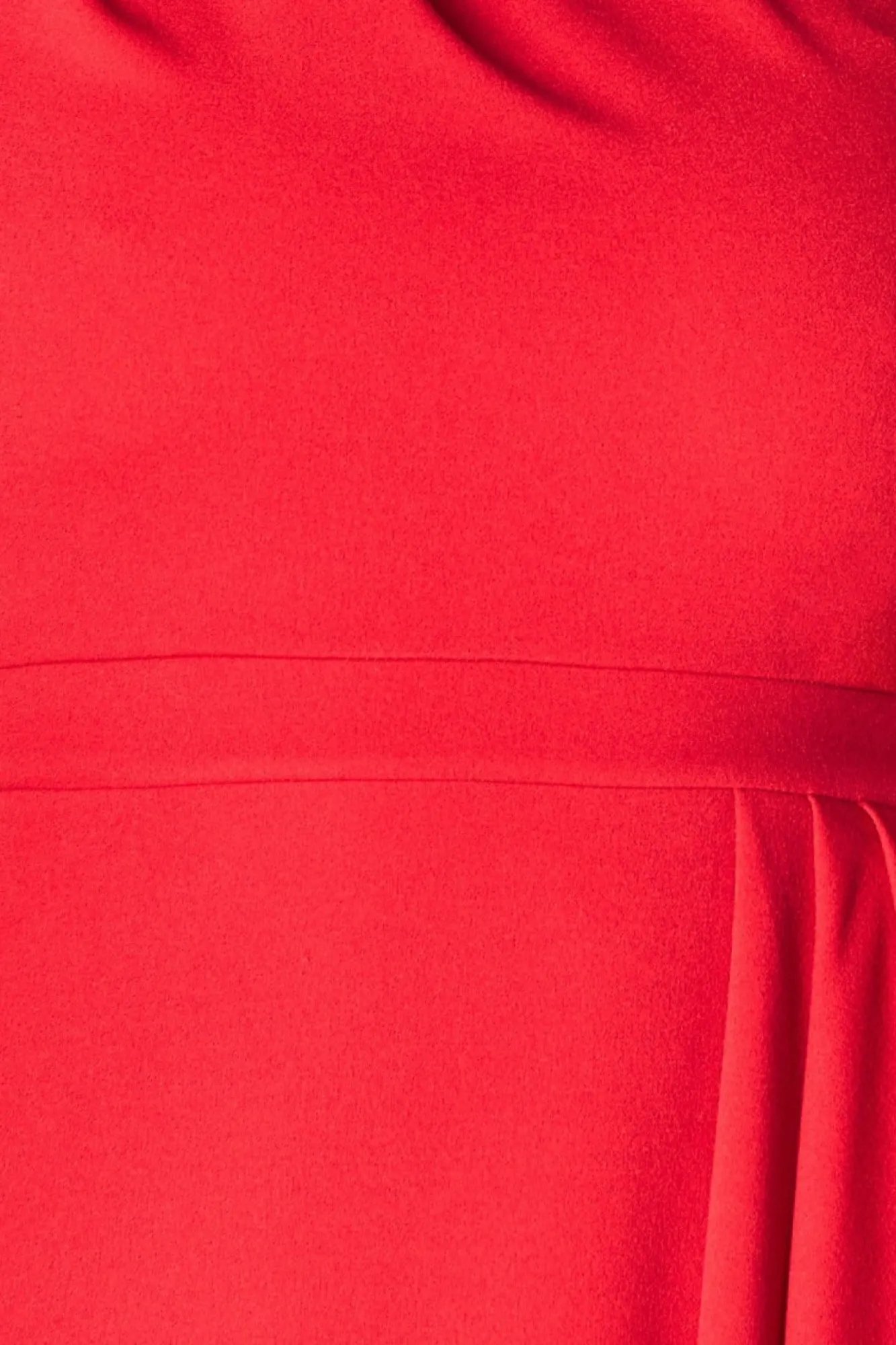 Midi Dresses^* Waterfall Sleeve Wrap Midi Dress Red