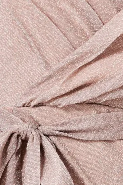 Maxi Dresses^* Wrap Style Spaghetti Strap Maxi With Split Blush