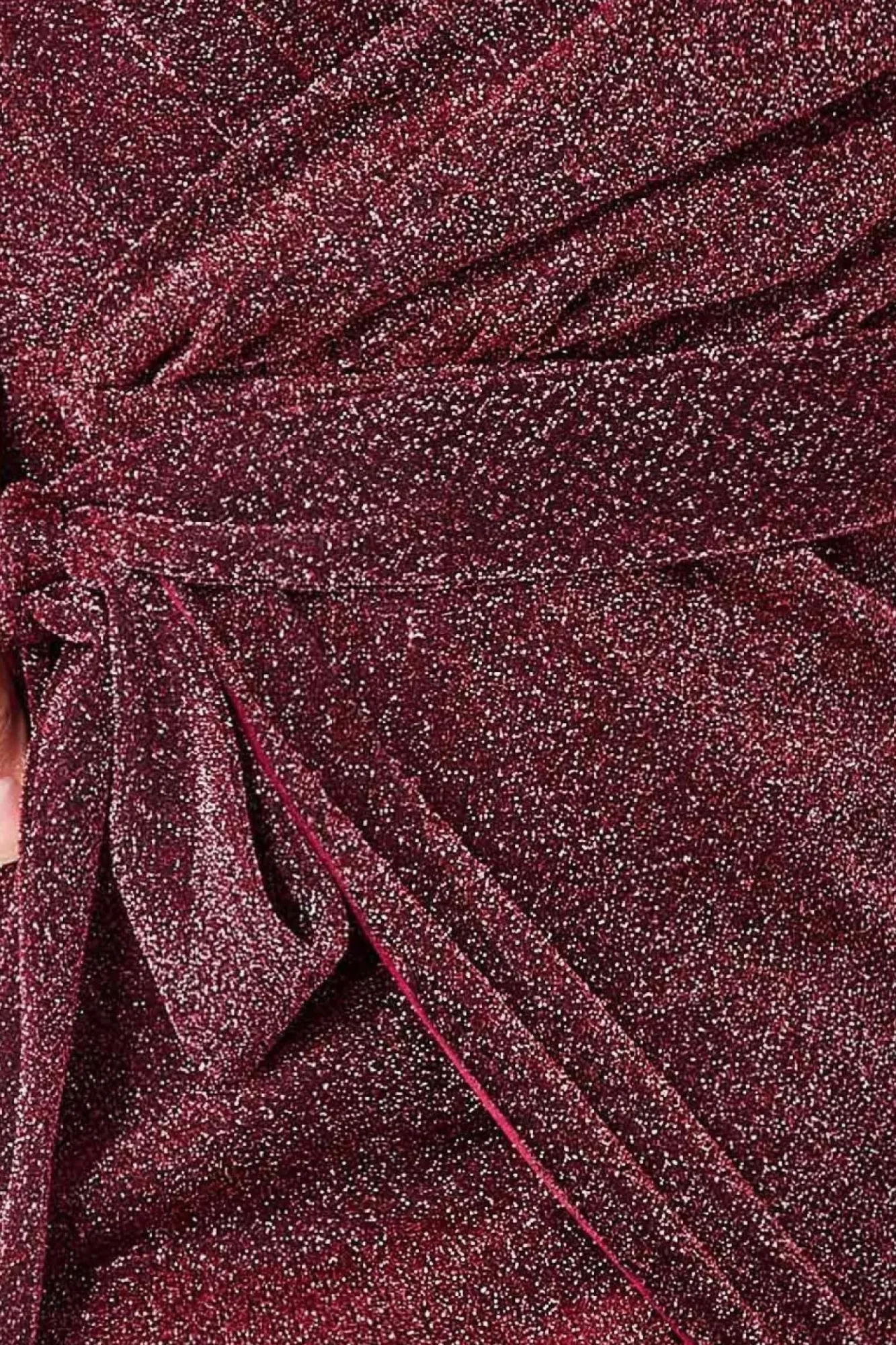Maxi Dresses^* Wrap Style Spaghetti Strap Maxi With Split Wine