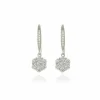 Jewellery^Cachet London Abby 2.5Cm Earrings Platinum