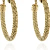 Jewellery^Cachet London Cachet Cady Hoop Earrings Plated In Gold
