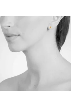 Jewellery^Cachet London Cachet Sea Stud Earrings Plated In Gold