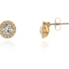 Jewellery^Cachet London Chickle Stud Earrings 18Ct Plated Gold