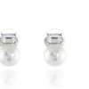 Jewellery^Cachet London Corin Clip-On Earrings Platinum Plated Silver