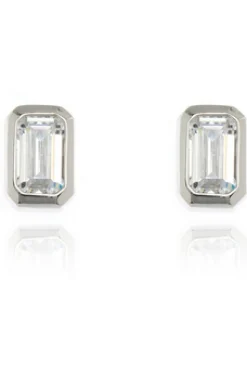 Jewellery^Cachet London Elin Earrings Platinum Plated Silver