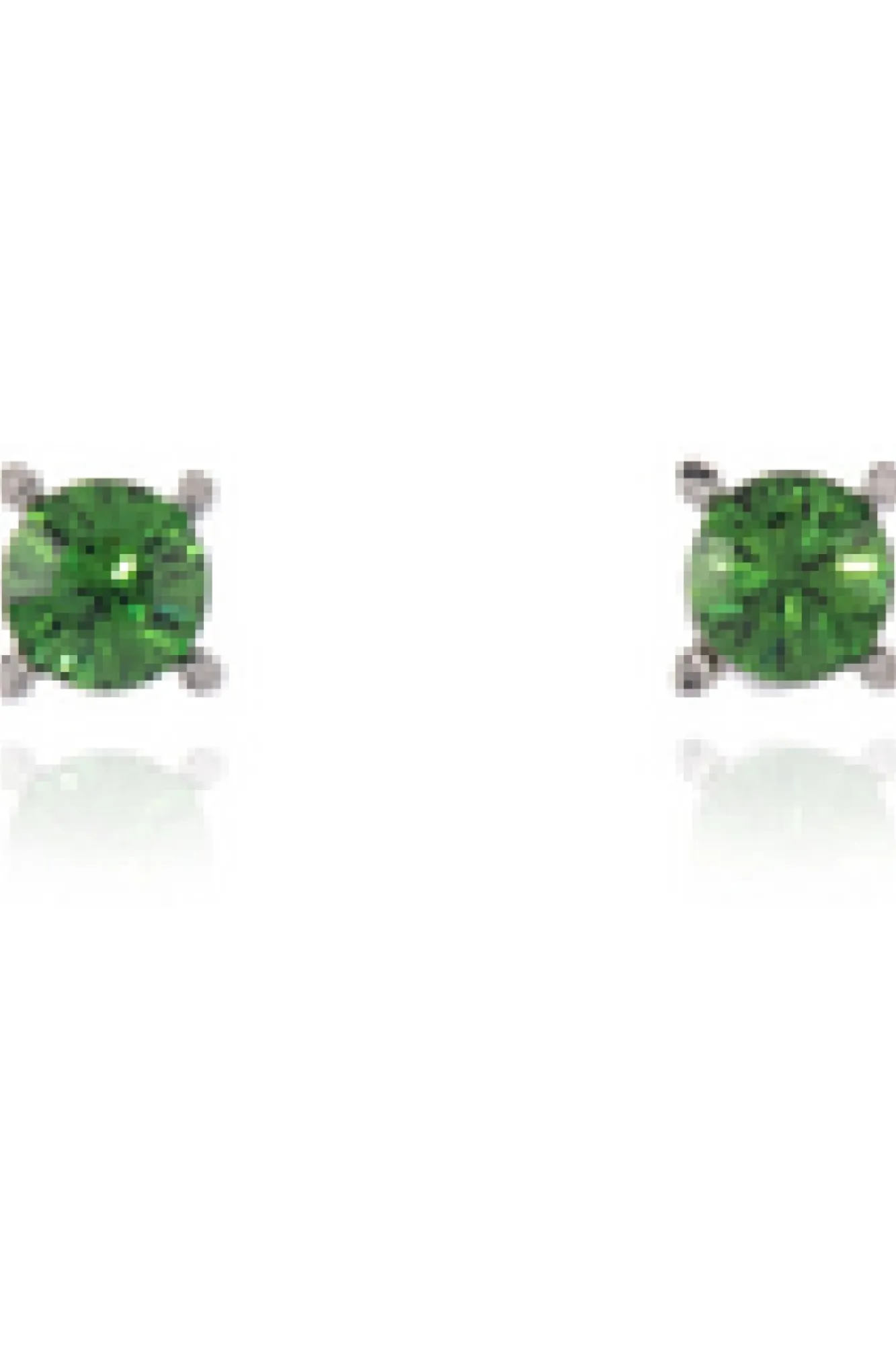 Jewellery^Cachet London Laine 6Mm Stud Earrings Fern Crystal Green