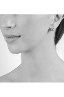 Jewellery^Cachet London Laine 8Mm Stud Earrings Aquamarine Platinum Blue