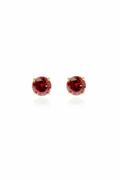 Jewellery^Cachet London Lana 6Mm Earrings With Cz Garnet