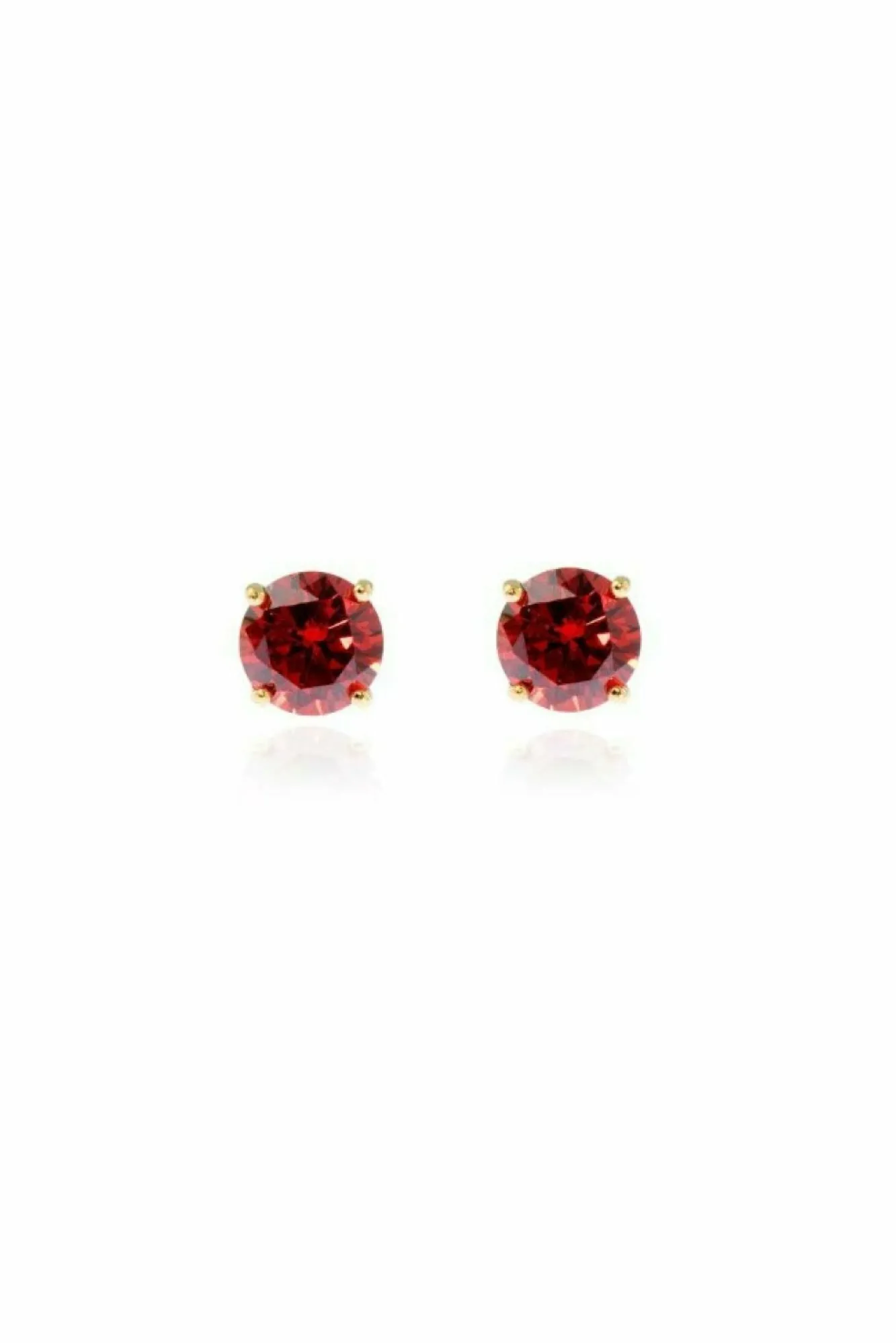 Jewellery^Cachet London Lana 6Mm Earrings With Cz Garnet