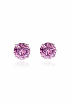 Jewellery^Cachet London Lana 8Mm Earrings With Cz Pink