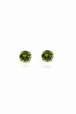 Jewellery^Cachet London Lana 6Mm Earrings With Olivine Cz Olivegreen