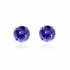 Jewellery^Cachet London Lana 8Mm Earrings With Cz Violet