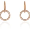Jewellery^Cachet London Lara Drop Earrings 18Ct Rose Gold Plated Rosegold