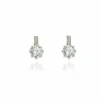 Jewellery^Cachet London Lark 1.5Cm Earrings Platinum
