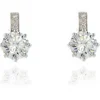 Jewellery^Cachet London Lark Cz Earrings Platinum Plated Silver