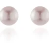 Jewellery^Cachet London Mac 8 Earrings Pearl Rose